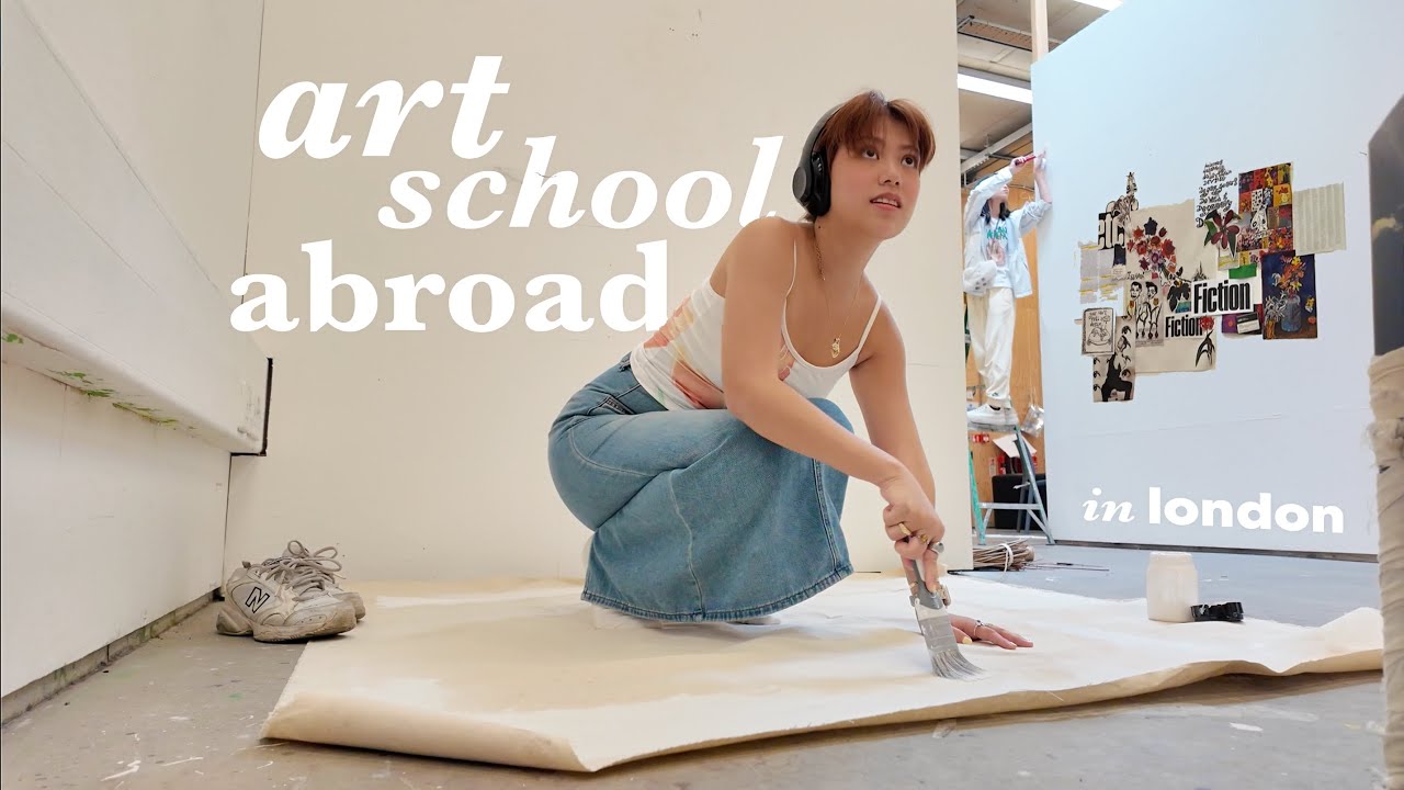 my first day of art school in london