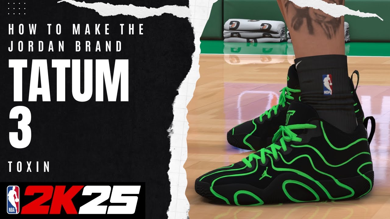 NBA 2K25 Shoe Creator: Jordan Tatum 3 Toxin