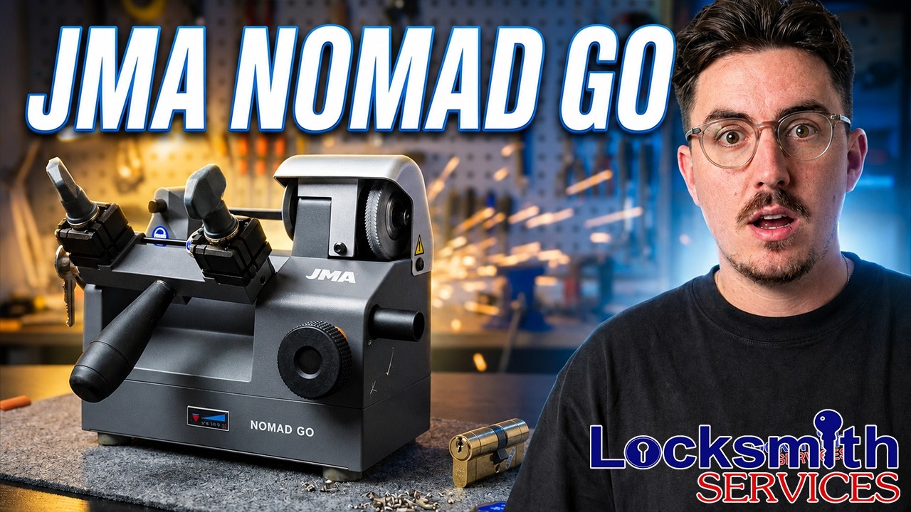 JMA Nomad Go &mdash; лучший портативный станок для нарезки ключей для слесарей