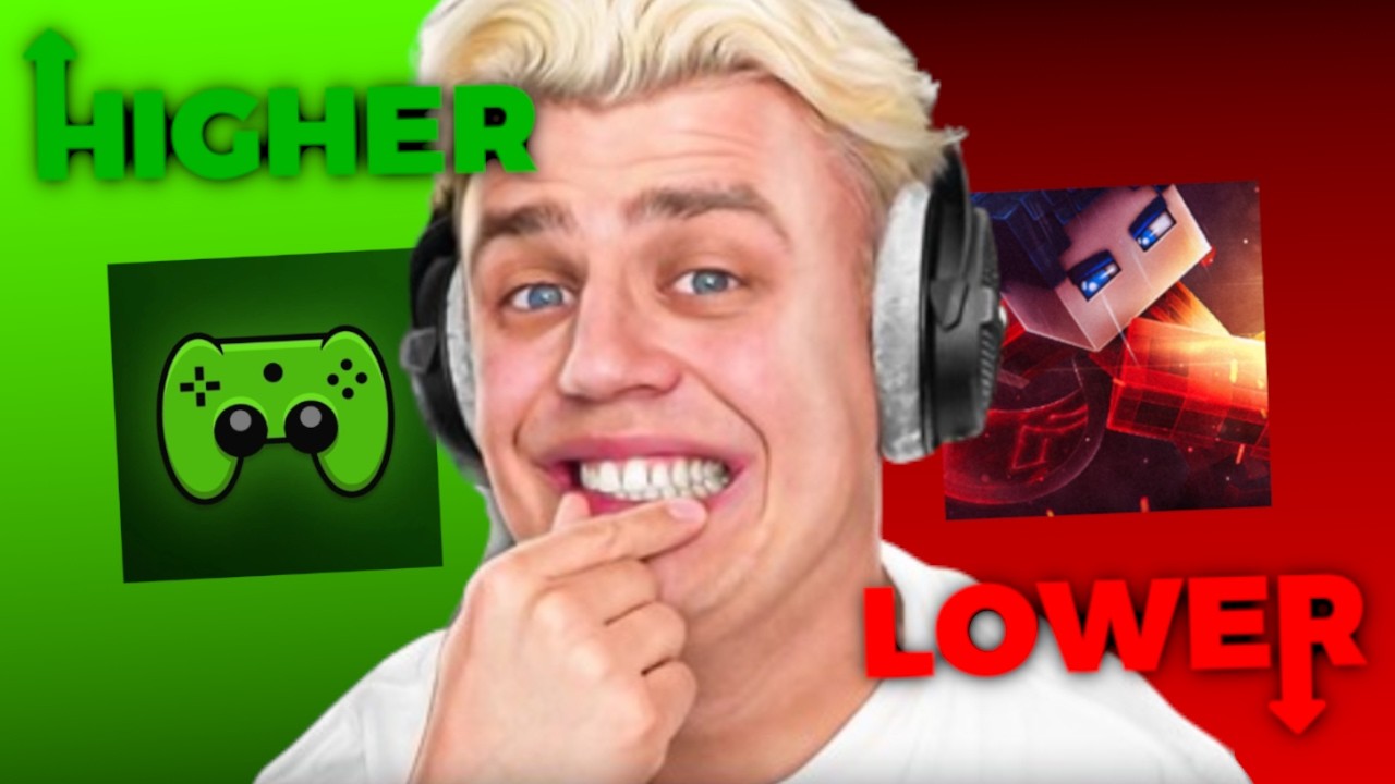 50 Streamer müssen sich über Higher oder Lower entscheiden...