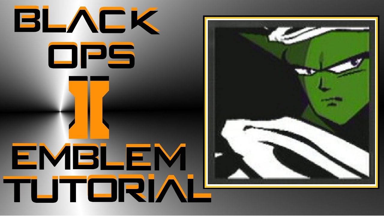 Call of Duty Black Ops 2 : Piccolo Dragon Ball Z Emblem Tutorial
