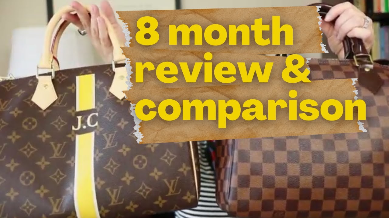 My LV Heritage Speedy B 30 - What do I think after 8 months? Plus: compare w/ Damier Ebene Speedy 30