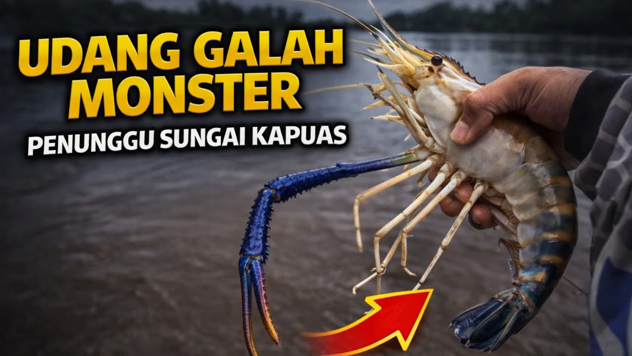 MANCING UDANG GALAH MONSTER DI SUNGAI KAPUAS‼️👍
