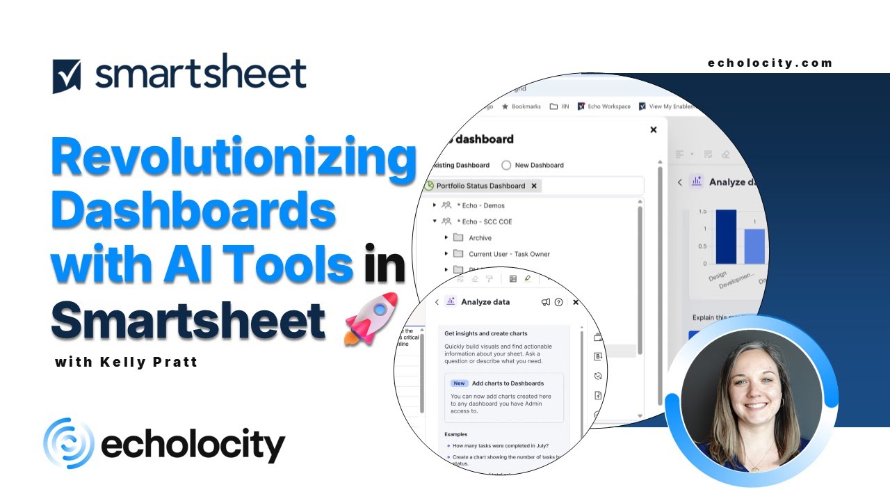 Revolutionizing Dashboards with AI Tools in Smartsheet 🚀 | Echolocity
