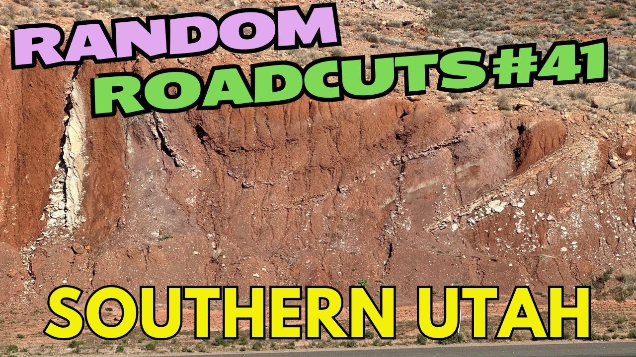Random Roadcuts #41: Deformed Red Rocks in Southern Utah Near St George