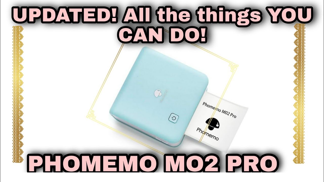 PHOMEMO MO2 PRO: All the  things you can do!!