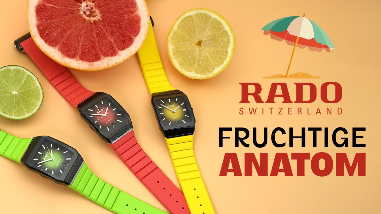 Sauer macht Lustig: Sommerliche Farbvarianten der Rado Anatom 🍋