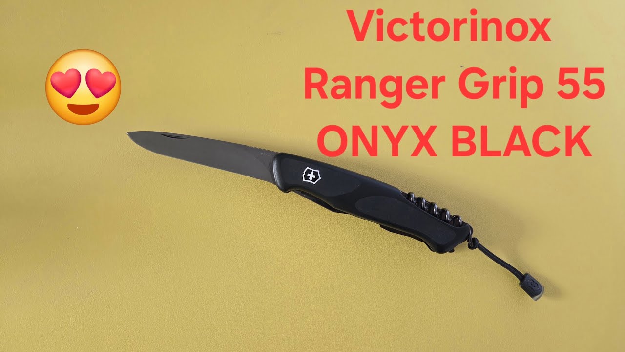 Victorinox Ranger Grip 55 ONYX BLACK die schwarze Schönheit. 