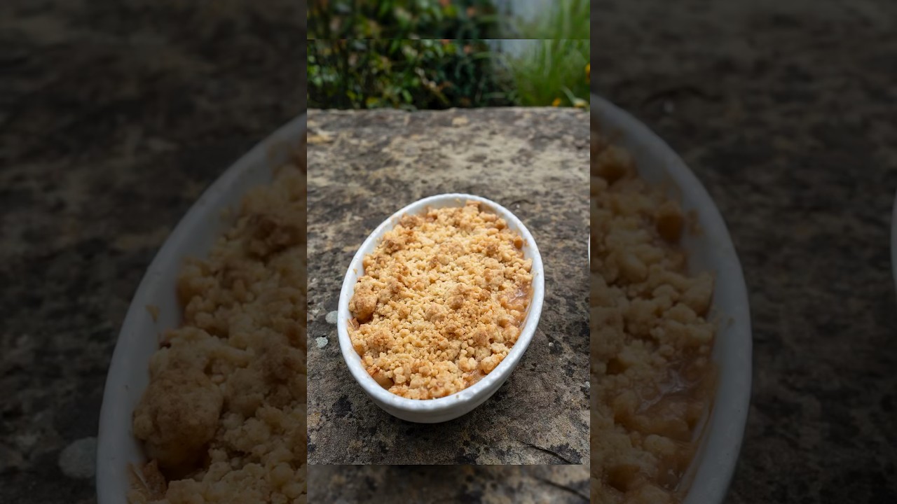 Apfel Crumble #crumble #applecrumble #apfelcrumble #food