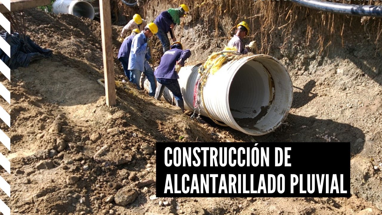 Proceso Constructivo de Alcantarillado Pluvial - Redes de Aguas Lluvias