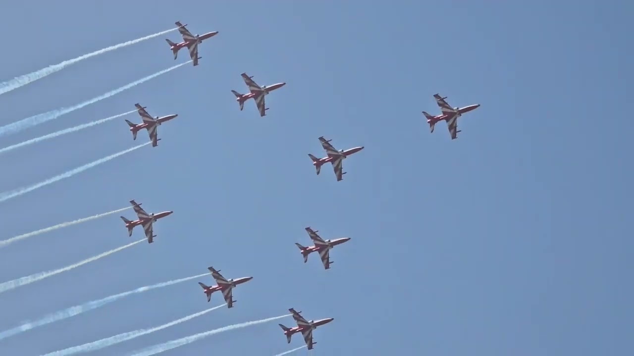 SuryaKiran Airobatics Show Rajkot 2025 