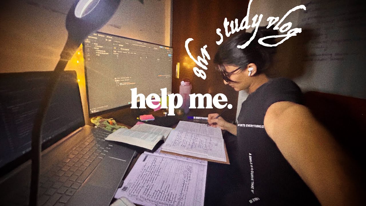 *Интенсивная* подготовка к трудоустройству, 8-часовой видеоблог об учебе 👩&zwj;💻📚 | LeetCoding, изуче...