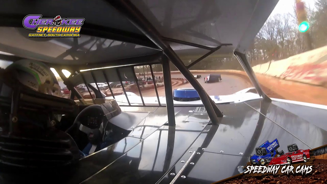 #49 Jonathan Davenport - Super Late Model - 3-1-20 Cherokee Speedway - In-Car Camera