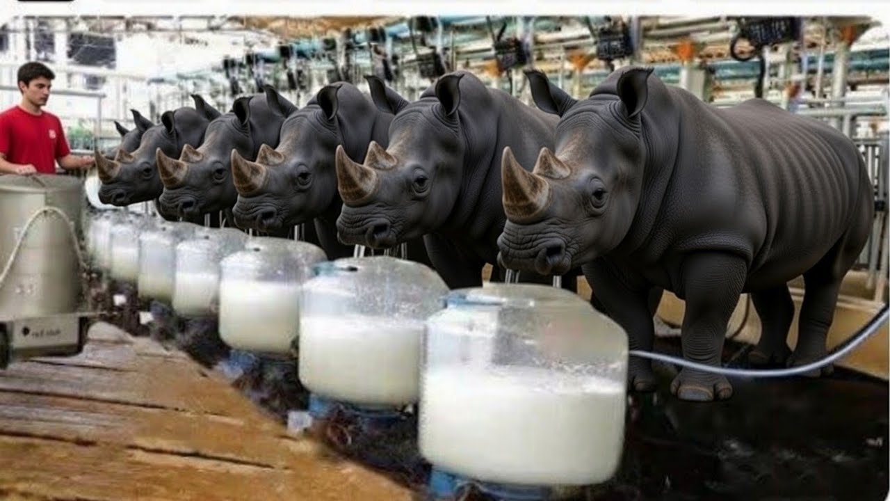 Inside the Hippo Cheese Factory: How Million-Dollar Hippo Milk Products Are Made (Full Process)