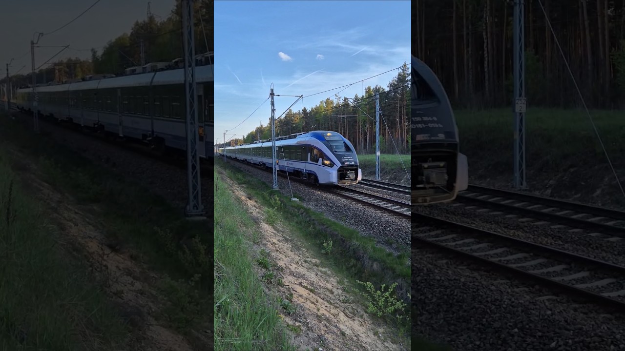 Maszynista daje czadu💪👍💛 Pesa Dart ED161 do Białegostoku przez Żarki- Letnisko #train #foryou #rail