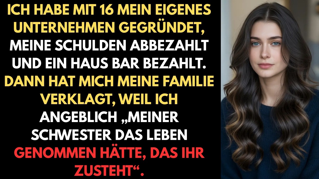 Ich habe mit 16 mein eigenes Unternehmen gegründet meine Schulden abbezahlt und ein Haus bar bezahlt