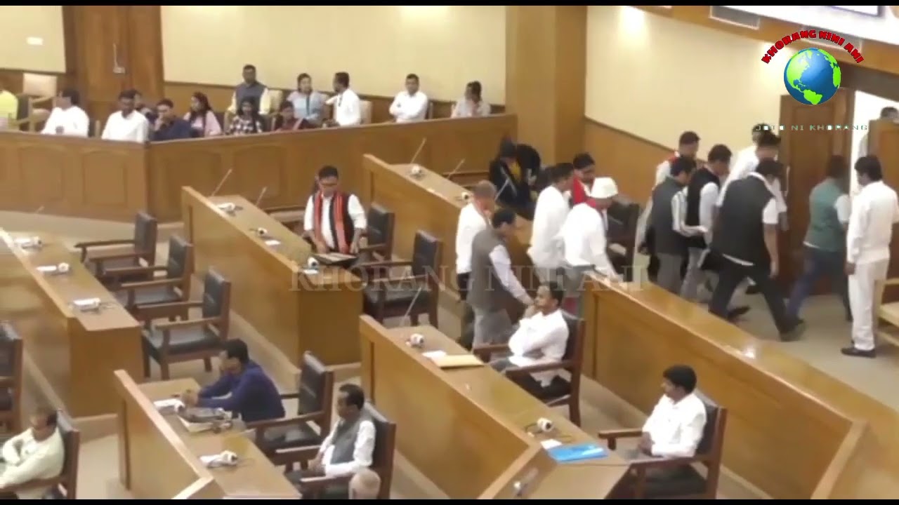 TIPRA MOTHA NI MLA ROKNI SEATING ARRANGEMENT NO KHAFURJAKYA WNGWI WALK OUT TIPRA MOTHA NI MLA ROK