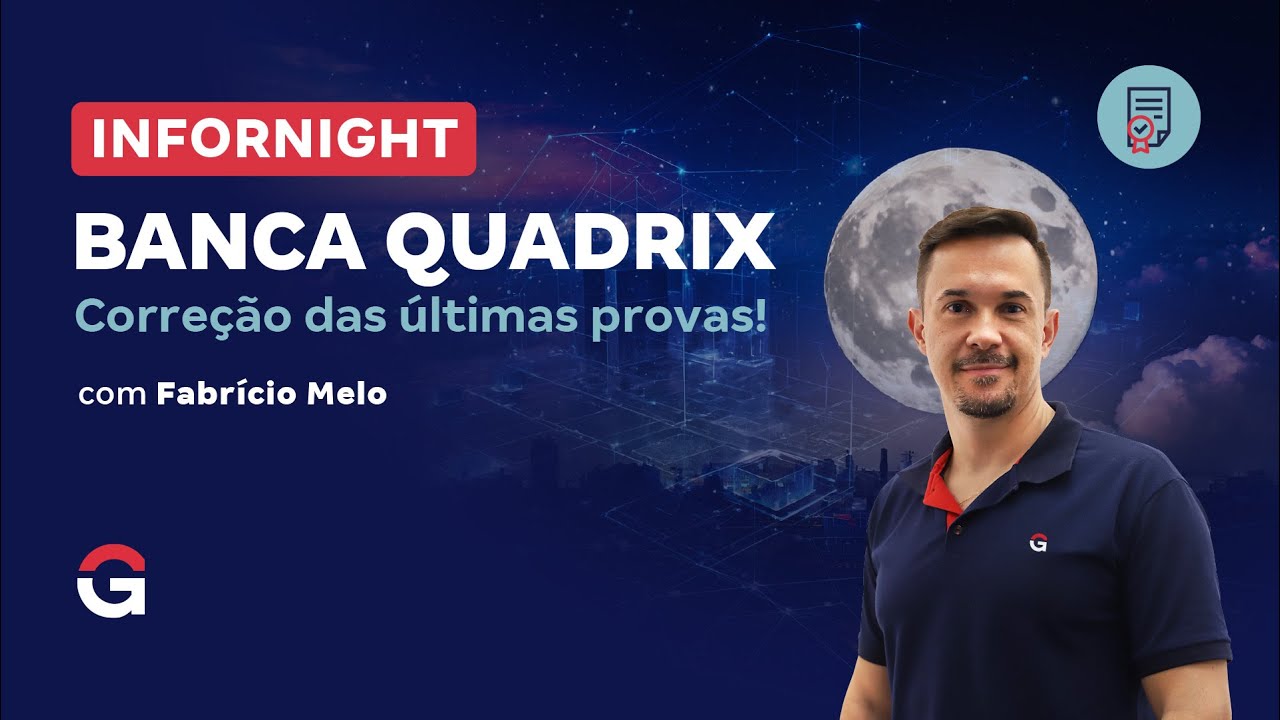 Infornight: Corre&ccedil;&atilde;o das &uacute;ltimas provas banca Quadrix