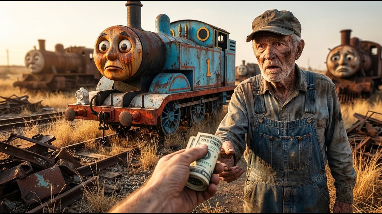 Lost for Decades in a Junkyard — Saving Thomas the Tank Engine [ASMR Restoration]