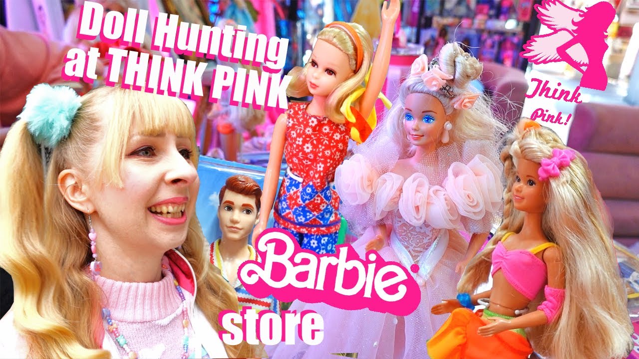 Doll Hunting at Think Pink - the Swiss Barbie store - vintage, 80s, 90s, modern dolls