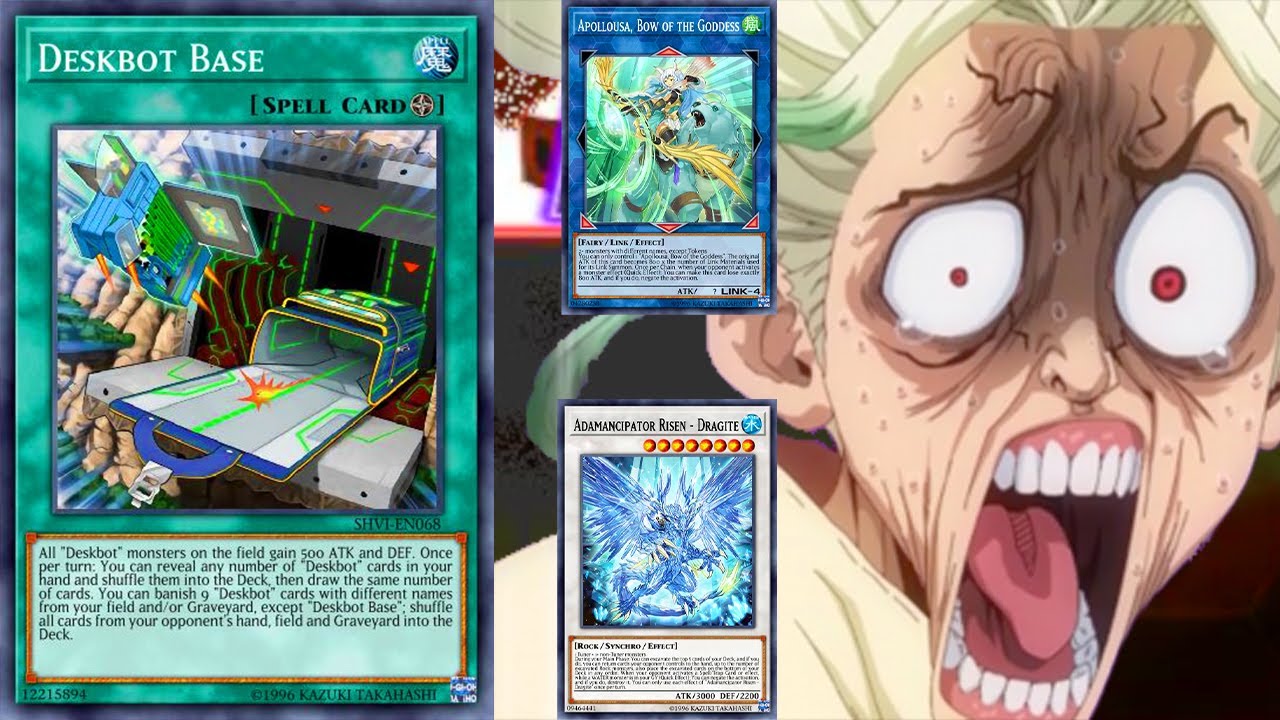 YUGIOH BUDGET DESKBOT MOST INSANE COMBO ( FIELD CARD EFF + 4 NEGATES)
