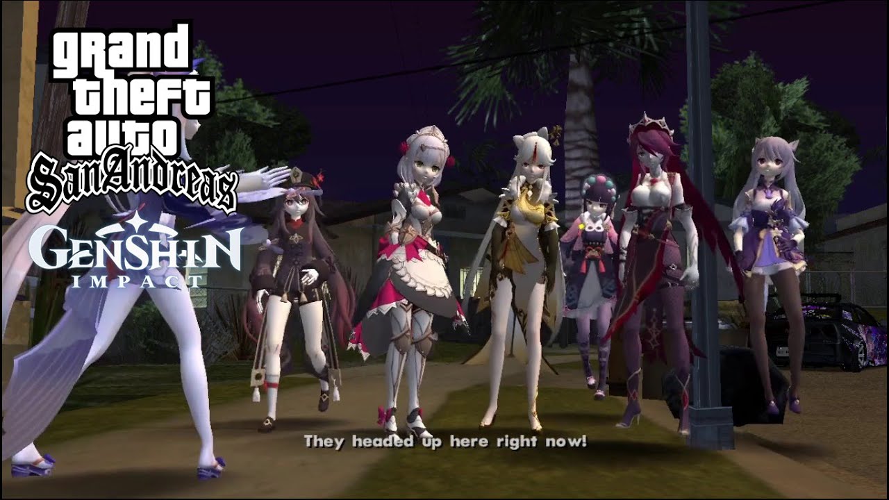 Genshin Theft Auto San Andreas - All Cutscene