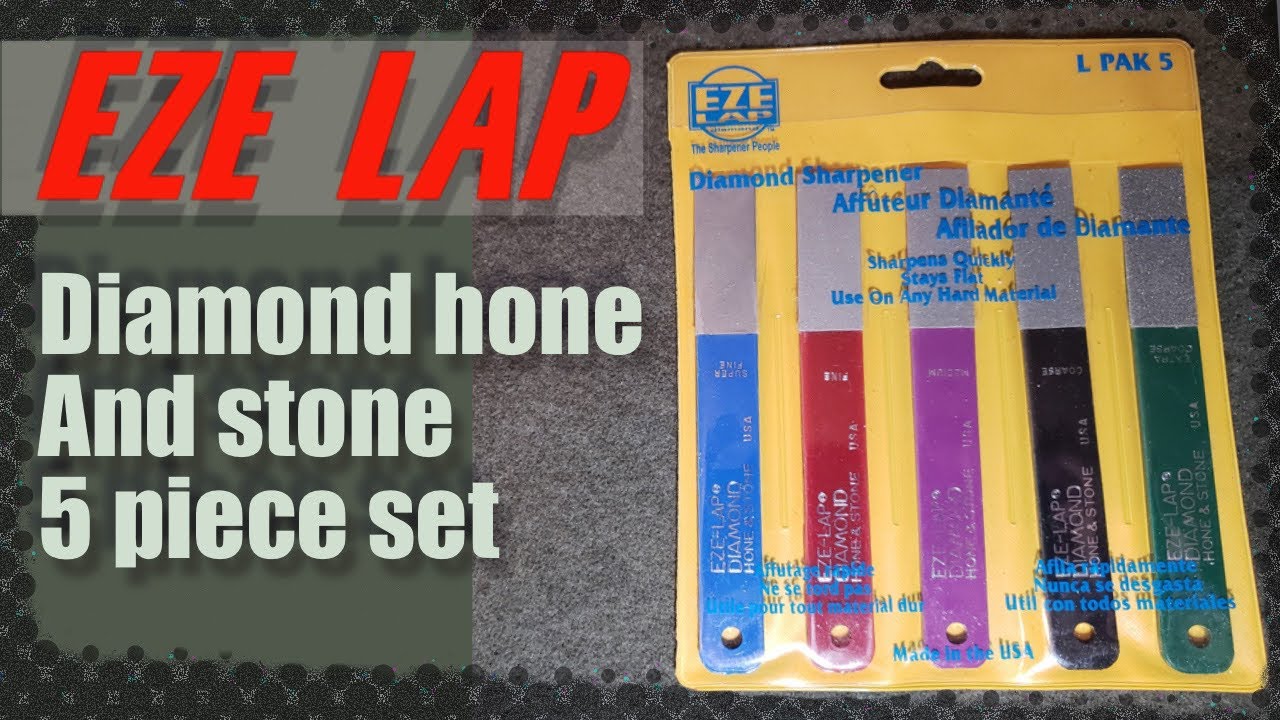 EZE LAP Diamond hone & stone set.