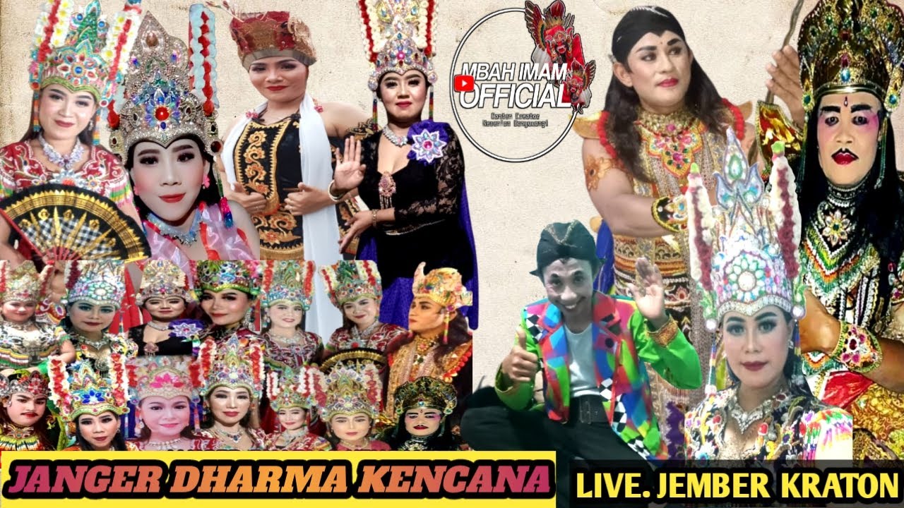 Live, Janger DHARMA KENCANA Glondong, Tempurejo Kraton Jember. Lakon malam ini SAMPAR ANGIN KEMBAR