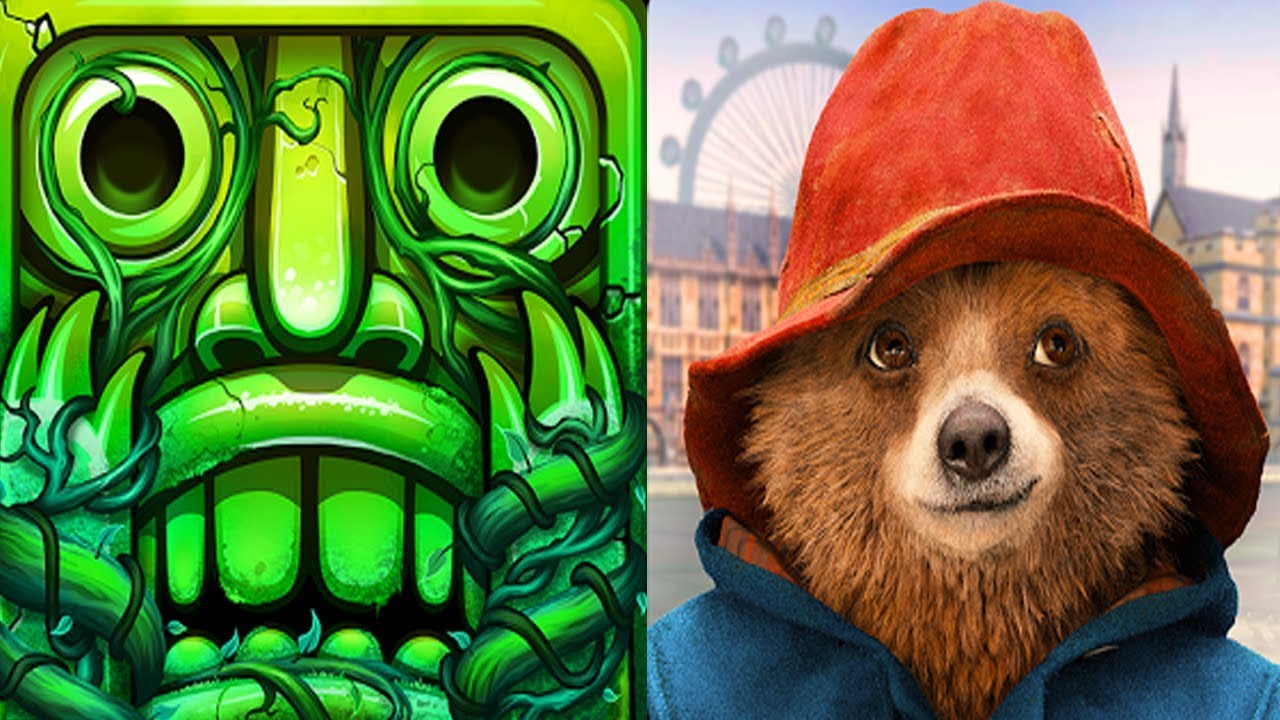 Temple Run 2 Lost Jungle VS Paddington Run Android iPad iOS Gameplay HD