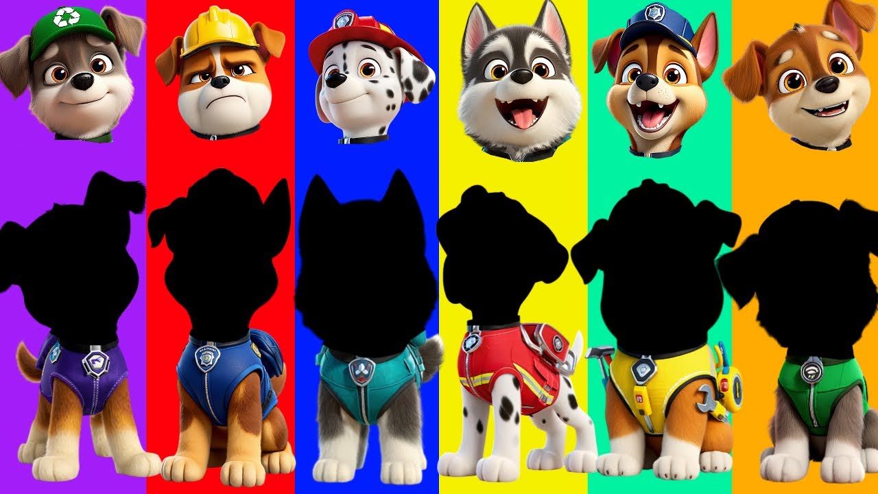 Wrong eyes👀 NEW EPISODES/ Chase 🆚 Marshal 🆚 Rubble - COFFIN DANSE  Puzzle Wrong Heads