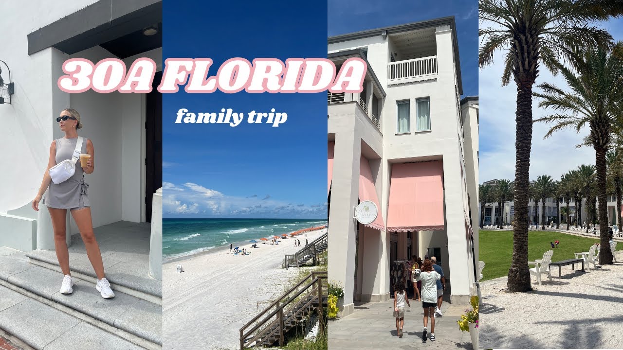 30A FLORIDA VLOG: Family vacation, Airbnb tour, Rosemary Beach, Seaside, places to eat, shop & more!
