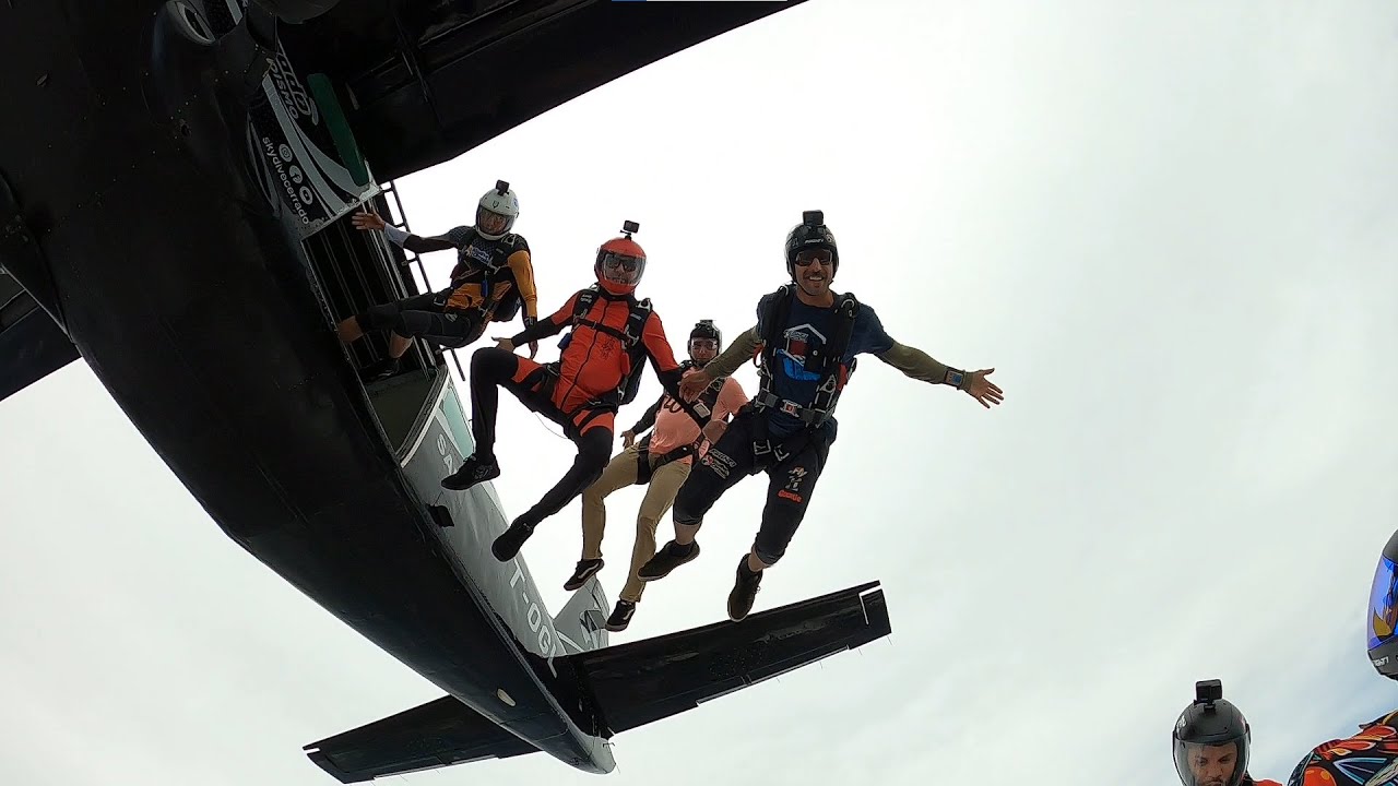 Jump #252 - Angle Flying 7 way - Practicing Dive Exit