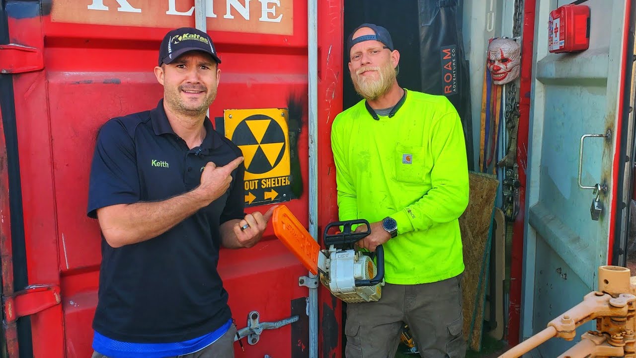 This $2,500 SHIPPING CONTAINER Made It All Possible //Tree Work Yard & Shop Tour with William Elling