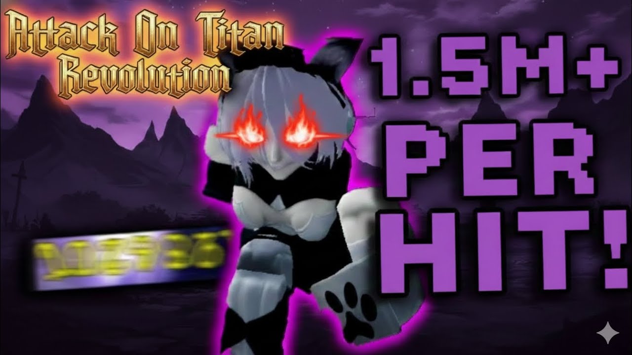 AOT Revolution BEST Female Titan BUILD! (1M+ PER M1!!) #aotr 