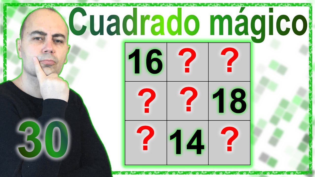 Cuadrado Mágico Incompleto 🌀 Descubre el Secreto del 30