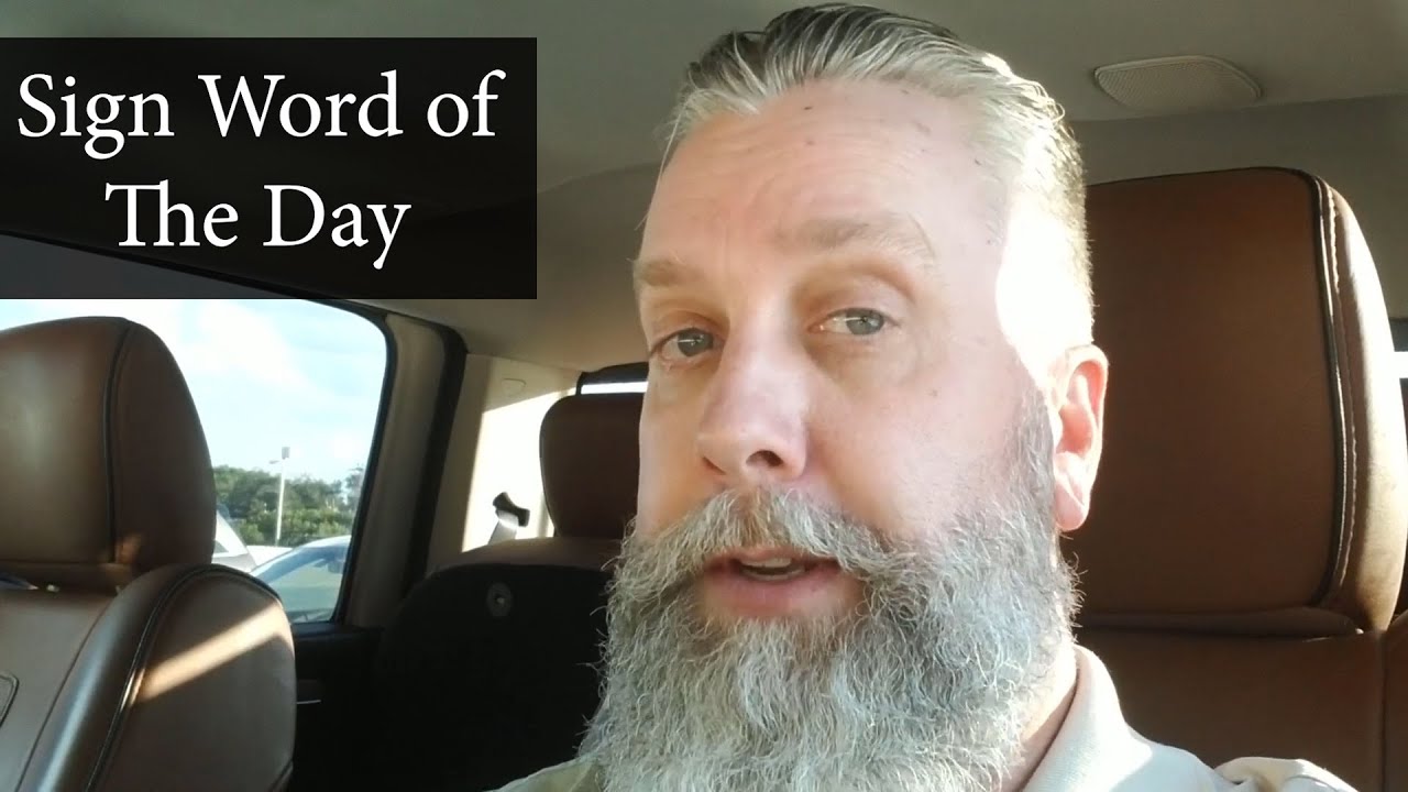 Eagle Eye Sign Word of The Day