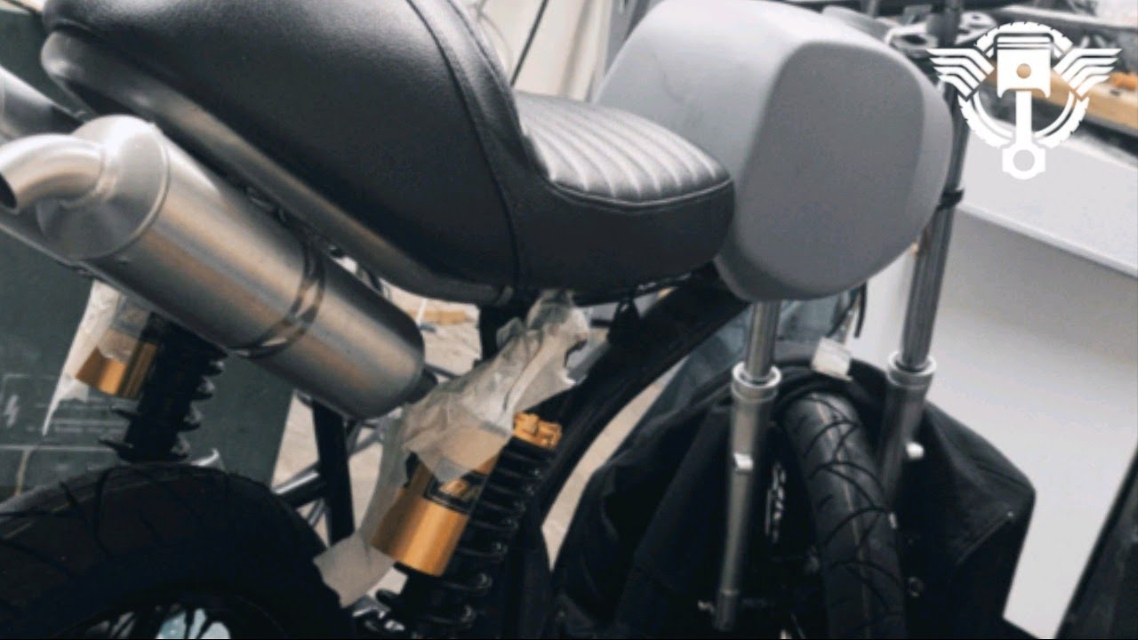 Neuaufbau Tuning Simson S51 Teil 1 - Obergurt Schwinge und Kleinteile von der Pulverei abgeholt.