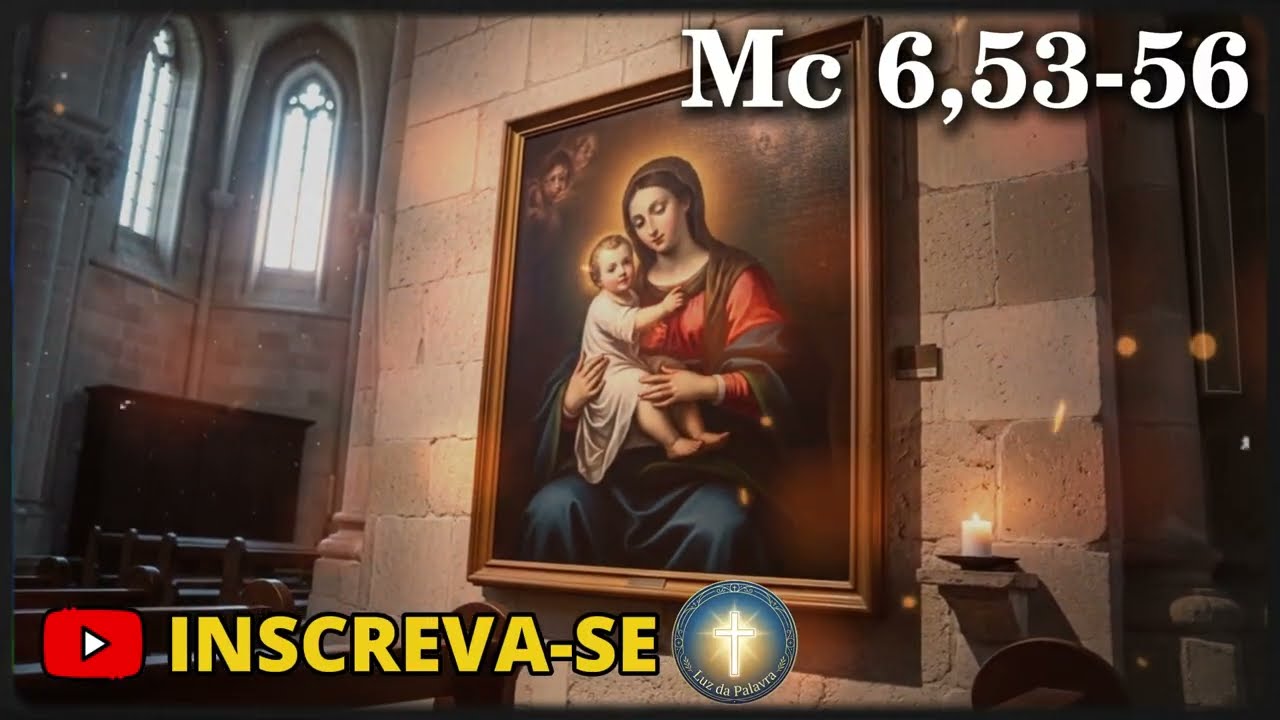EVANGELHO DE HOJE - 9 DE FEVEREIRO | Mc 6,53-56 | PADRE REGINALDO MANZOTTI