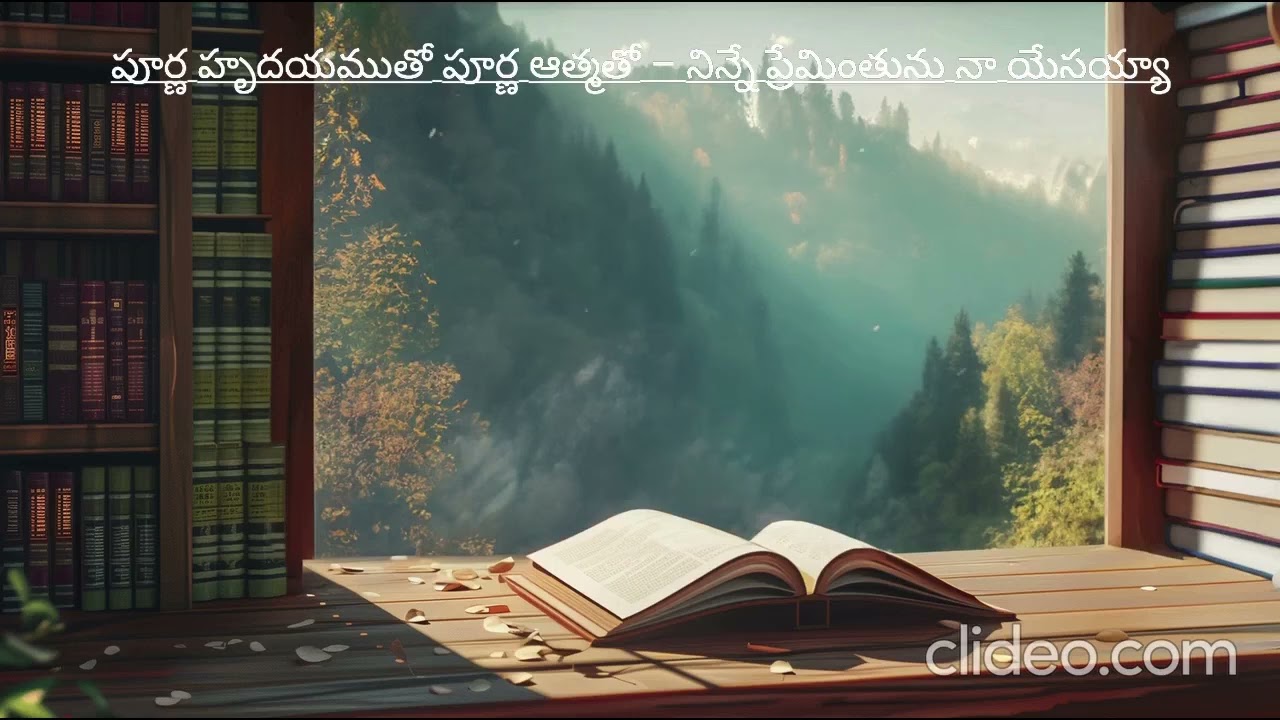 పూర్ణ హృదయముతో పూర్ణ ఆత్మతో – నిన్నే ప్రేమింతును నా యేసయ్యా