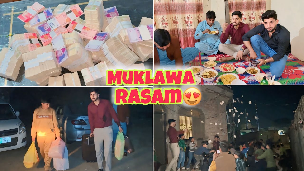 MUKLAWA RASAM ❤️ Bhai Ko Susral Se Le Aye 🥰 Paise Ki Barish 😍