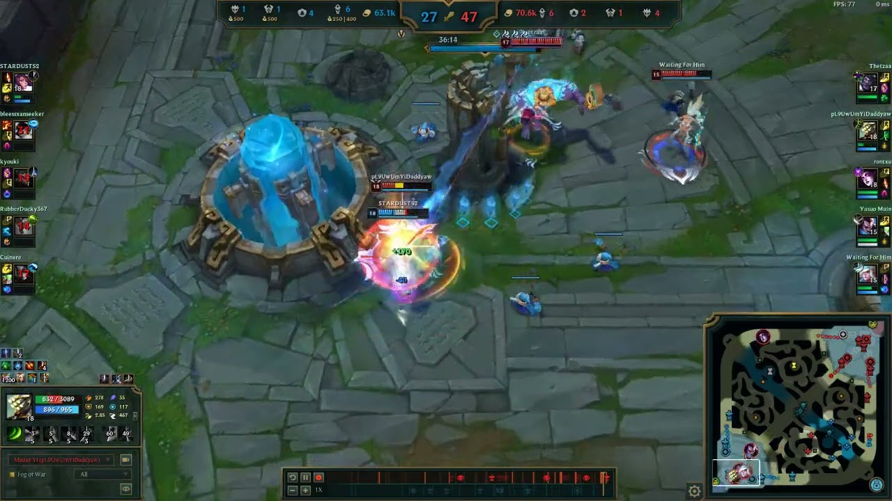 master yi pentakill season 2024 full onhit yi with ga invading their base