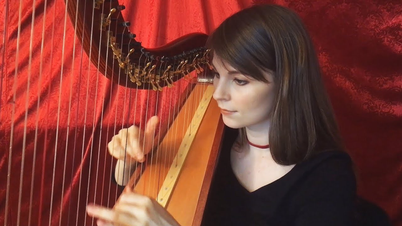 Final Fantasy VIII: Eyes On Me - harp and vocals cover