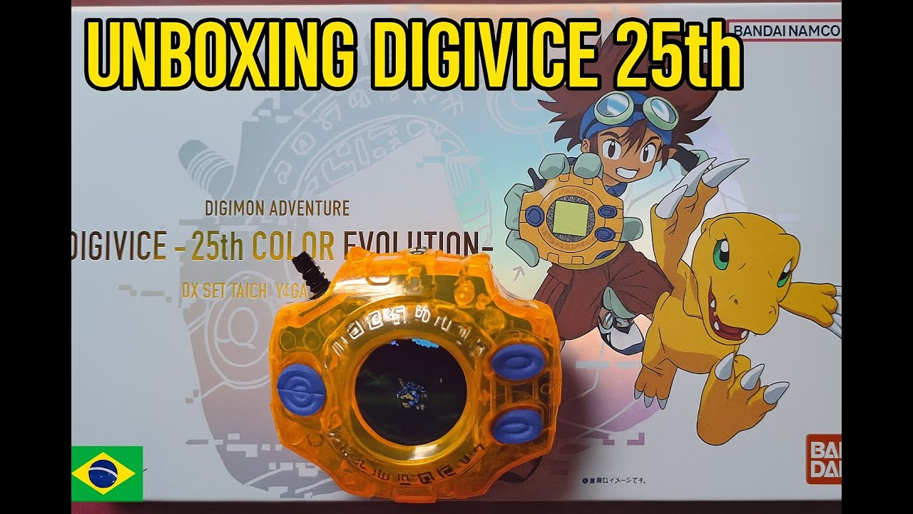 [Unboxing] Digivice 25th - Digimon Adventure + Primeiras Impressões