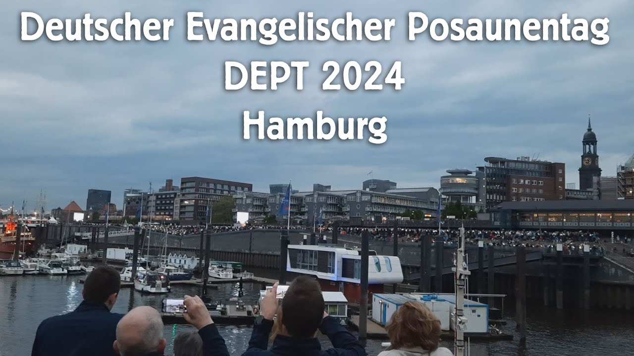 Deutscher Evangelischer Posaunentag DEPT 2024 in Hamburg   Jan Fedder Promenade 04 Mai 2024