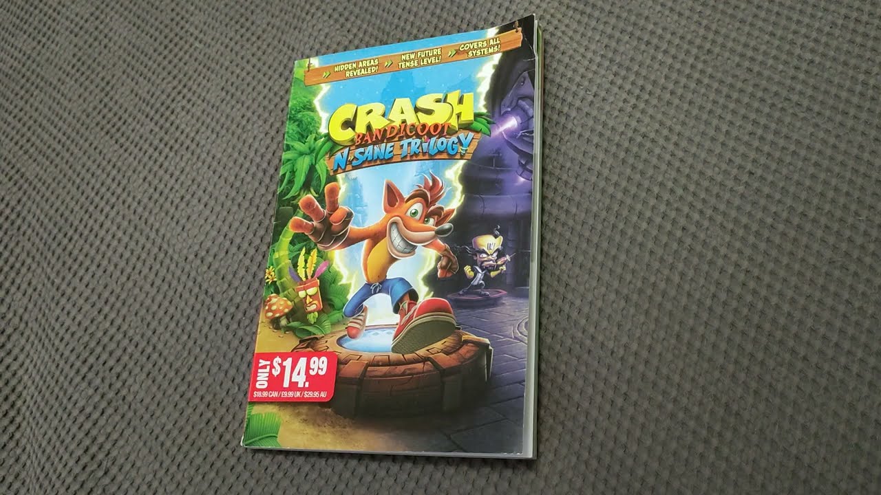 Crash Bandicoot N-Sane Trilogy Prima Games Strategy Guide (2018) Flick Through