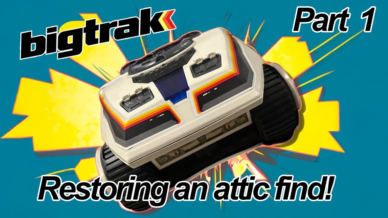 1980 Big Trak Programable Electronic Toy Attic find Repair + trailer unboxing Part 1