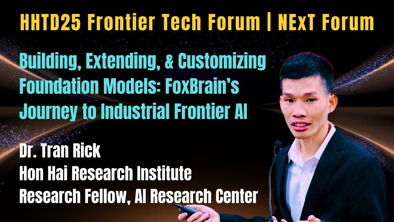 Building, Extending, & Customizing Foundation Models: FoxBrain’s Journey to Industrial Frontier AI