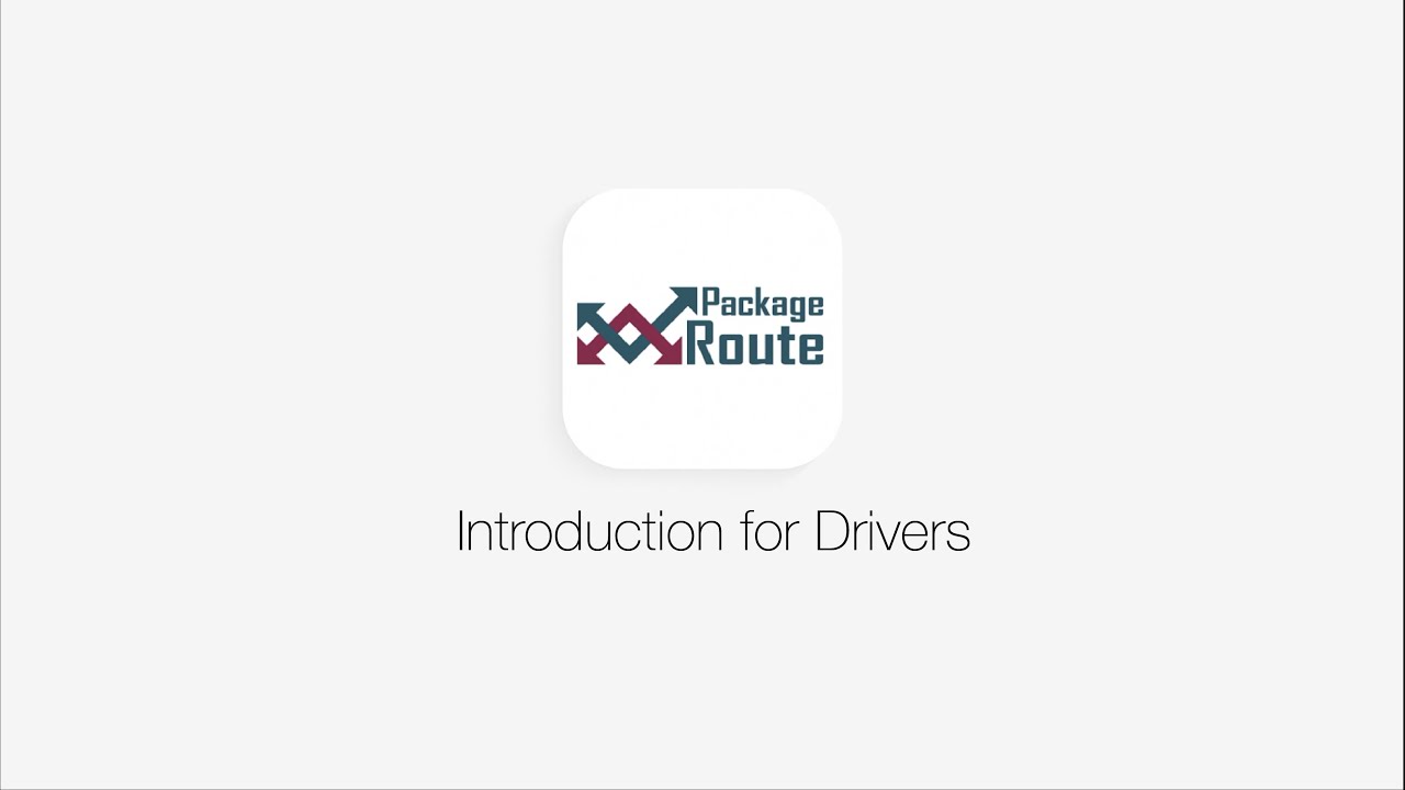 PackageRoute App Driver Introduction