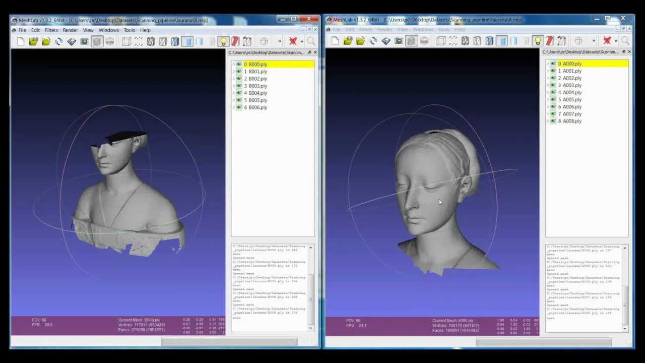 Конвейер 3D-сканирования: согласование с группами