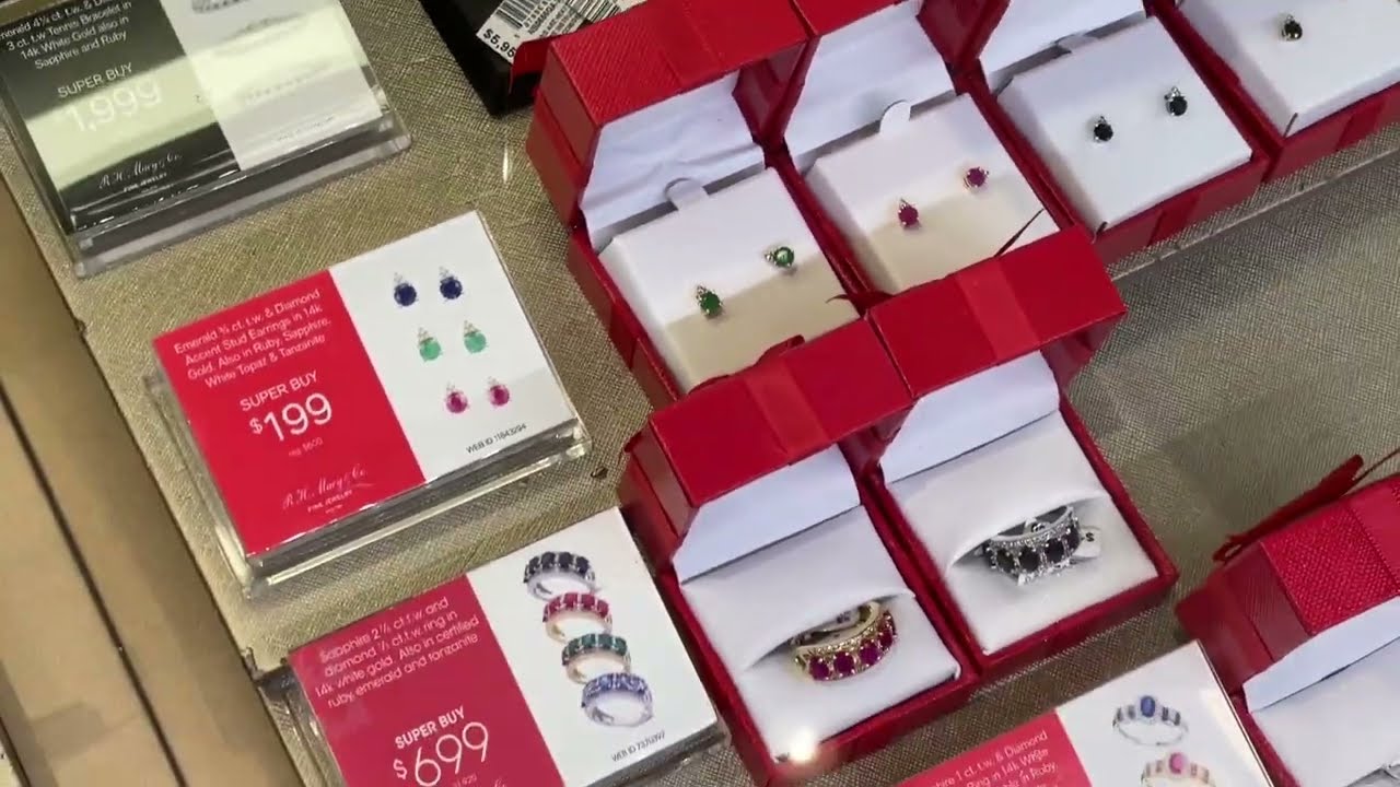 MACY'S JEWELRY ON 40+20$ SALE / GOLD, GEMSTONES & SILVER